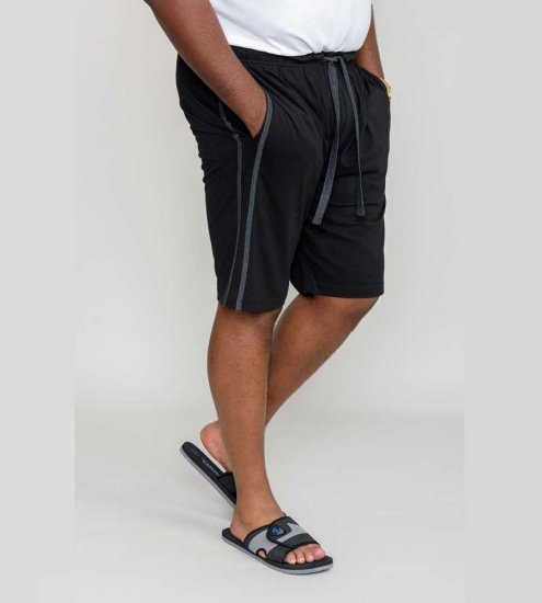 D555 Ryan Jersey Shorts 2-pack Black/Charcoal - Dresy & spodenki dresowe - Dresy & Spodnie Dresowe 2XL-12XL