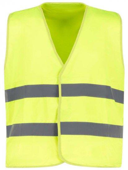 Adamo 109140 Kamizelka Ostrzegawcza Żółta - Odzież robocza - Odzież robocza 3XL-6XL
