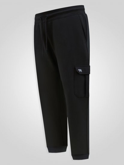 D555 Dexter 1 Cargo Jogger With Bear Embroidery Czarny - Dresy & spodenki dresowe - Dresy & Spodnie Dresowe 2XL-12XL