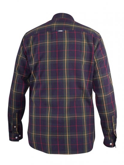 D555 Gladstone Check Button Down Collar Shirt - Koszule - Koszule 2XL-10XL