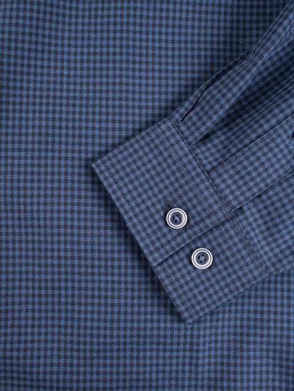 D555 Melbourne Gingham Check Long Sleeve Button Down Shirt - Koszule - Koszule 2XL-10XL