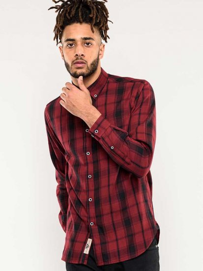D555 Benalla Check Long Sleeve Button Down Shirt - Koszule - Koszule 2XL-10XL