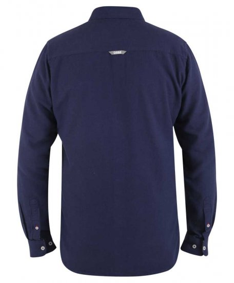 D555 Sennon LS Linen Mix Shirt - Koszule - Koszule 2XL-10XL