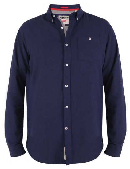 D555 Sennon LS Linen Mix Shirt - Koszule - Koszule 2XL-10XL