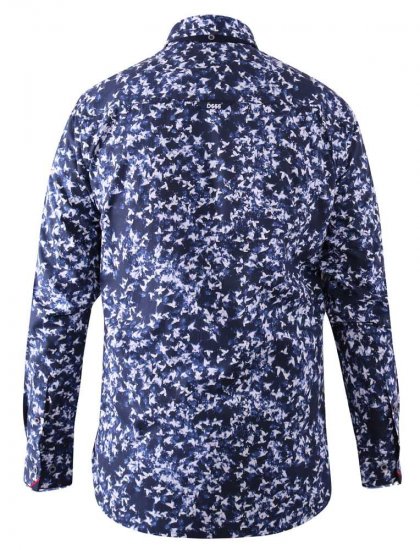 D555 Harrow AOP Shirt Blue - Koszule - Koszule 2XL-10XL