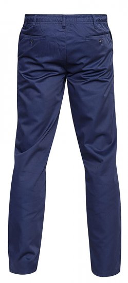 D555 Basilio Pants with elasticated waist Navy - Dżinsy & spodnie - Dżinsy i Spodnie - W40-W70