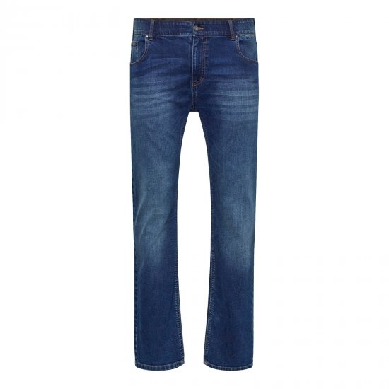 North Latitude Jeans Jack Blue Used Wash - Kurtki Męskie Duże Rozmiary - Kurtki Duże rozmiary 2XL-8XL