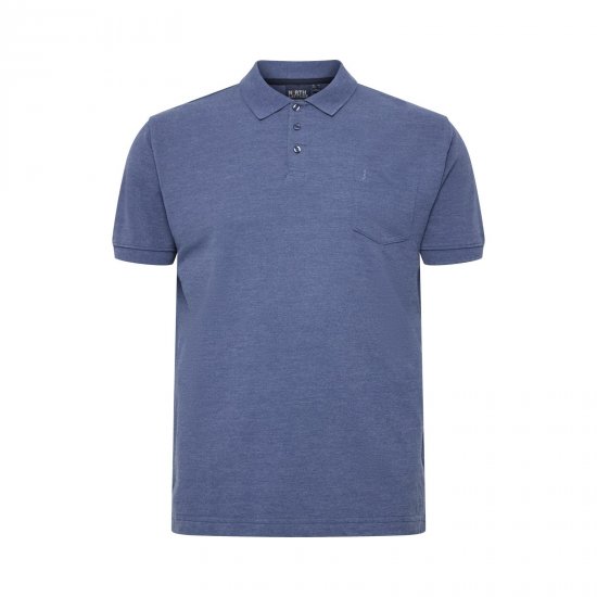 North Latitude Polo Blue Melange - Koszulki polo - Koszulki Polo 2XL-8XL