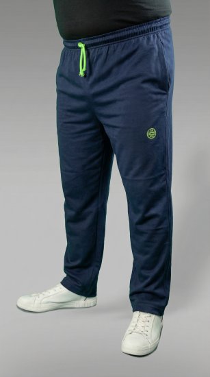 20 Nodi Libeccio Long Leg Sports Pants in Combed Cotton Jersey Navy - Dresy & spodenki dresowe - Dresy & Spodnie Dresowe 2XL-12XL