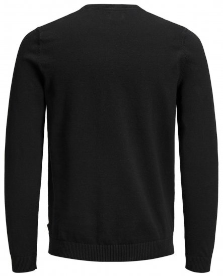 Jack & Jones Crew neck Knitted Sweater Black - Bluzy & bluzy z kapturem - Bluzy & Bluzy z kapturem 2XL-12XL