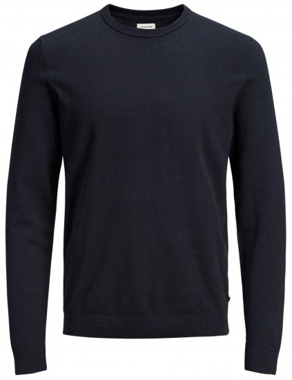 Jack & Jones Crew neck Knitted Sweater Navy - Bluzy & bluzy z kapturem - Bluzy & Bluzy z kapturem 2XL-12XL