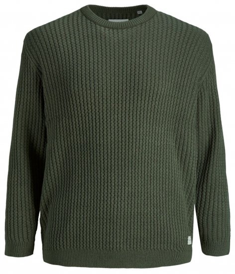 Jack & Jones JCOBRANDON Knit Forest - Bluzy & bluzy z kapturem - Bluzy & Bluzy z kapturem 2XL-12XL