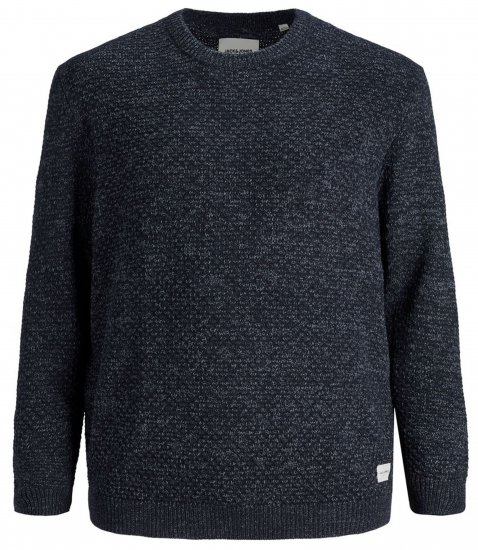 Jack & Jones JCOBRANDON Knit Navy Blazer - Bluzy & bluzy z kapturem - Bluzy & Bluzy z kapturem 2XL-12XL