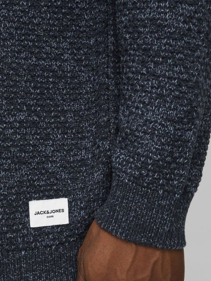 Jack & Jones JCOBRANDON Knit Navy Blazer - Bluzy & bluzy z kapturem - Bluzy & Bluzy z kapturem 2XL-12XL