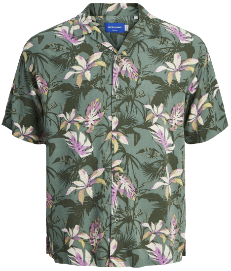 Jack & Jones JORLUKE TAMPA AOP Shirt Laurel Wreath - Koszule - Koszule 2XL-10XL