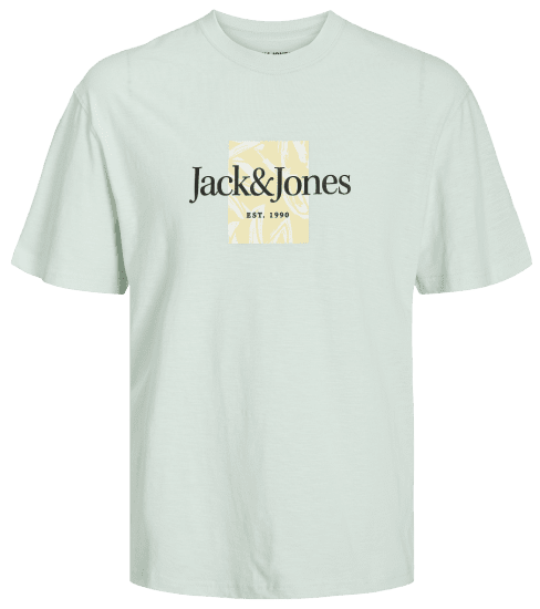 Jack & Jones JORLAFAYETTE BRANDING T-Shirt Skylight - Koszulki - T-shirty meskie Duże Rozmiary - 2XL-14XL