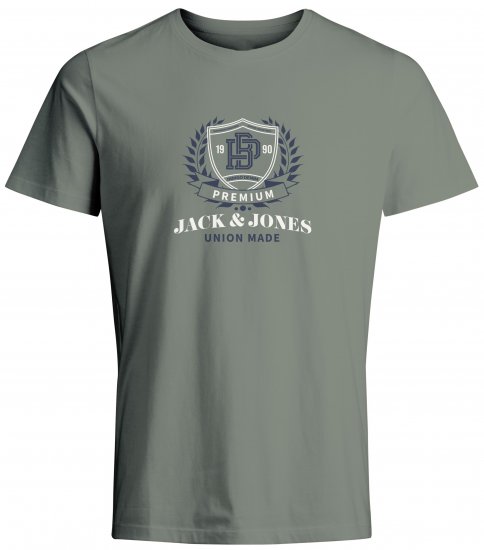 Jack & Jones JPRBLUCAMERON T-Shirt Laurel Wreath - Koszulki - T-shirty meskie Duże Rozmiary - 2XL-14XL