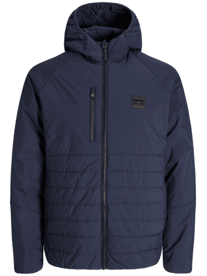 Jack & Jones Finn Hybrid Jacket Sky Captain - Kurtki Męskie Duże Rozmiary - Kurtki Duże rozmiary 2XL-8XL