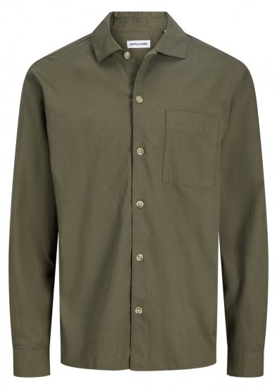 Jack & Jones Tristan Overshirt khaki - Koszule - Koszule 2XL-10XL