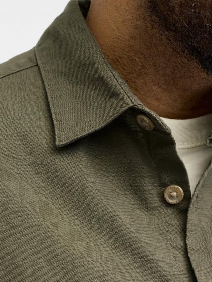 Jack & Jones Tristan Overshirt khaki - Koszule - Koszule 2XL-10XL