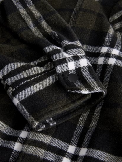 Jack & Jones Zac Teddy Koszula wierzchnia Zielony - Kurtki Męskie Duże Rozmiary - Kurtki Duże rozmiary 2XL-8XL