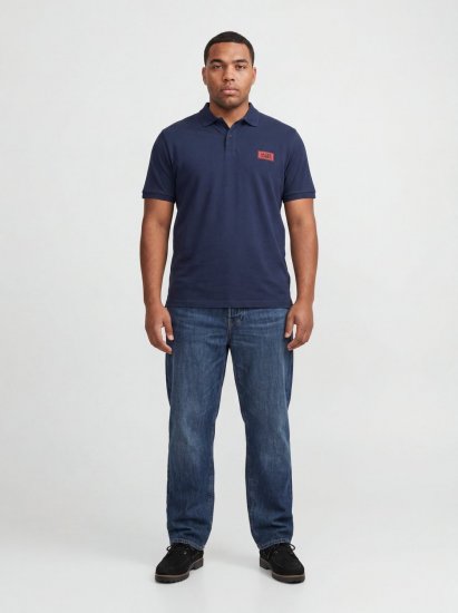 Jack & Jones Rush koszulka polo 2-pak czarna/granatowa - Koszulki polo - Koszulki Polo 2XL-8XL