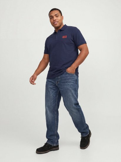 Jack & Jones Rush koszulka polo 2-pak czarna/granatowa - Koszulki polo - Koszulki Polo 2XL-8XL