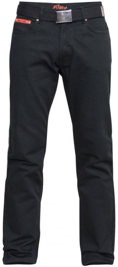 Duke Mario Bedford cord-pants Black TALL SIZES - ODZIEŻ MĘSKA MT-6XLT - WYSOKIE-rozmiary