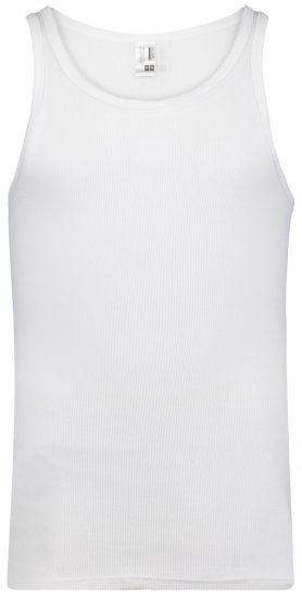Adamo Prestige Double Ribbed Undershirt White - Bielizna & stroje kąpielowe - Bielizna & Stroje kąpielowe 2XL-8XL