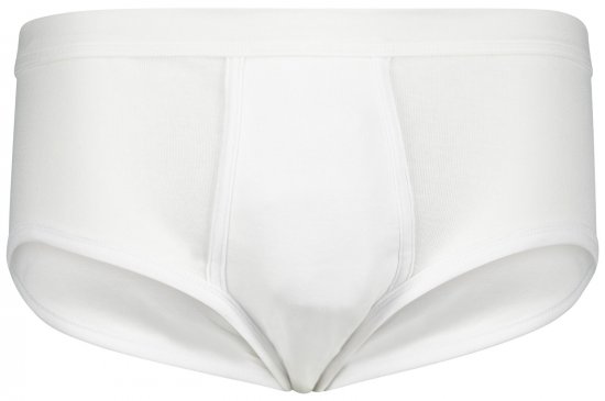 Adamo Royal Fine Ribbed Briefs White - Bielizna & stroje kąpielowe - Bielizna & Stroje kąpielowe 2XL-8XL