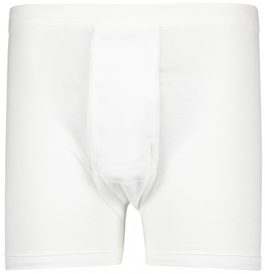 Adamo Royal Fine Ribbed Boxer shorts White - Bielizna & stroje kąpielowe - Bielizna & Stroje kąpielowe 2XL-8XL