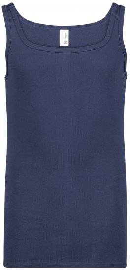 Adamo Royal Fine Ribbed Undershirt Navy - Bielizna & stroje kąpielowe - Bielizna & Stroje kąpielowe 2XL-8XL