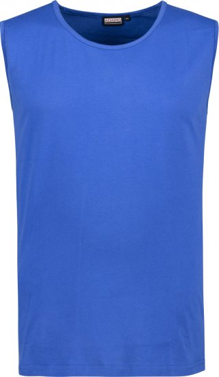 Adamo Rod Comfort Fit Tank Top Royal Blue - Koszulki - T-shirty meskie Duże Rozmiary - 2XL-14XL
