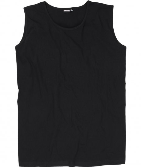 Adamo Rod Comfort Fit Tank Top Black - Koszulki - T-shirty meskie Duże Rozmiary - 2XL-14XL