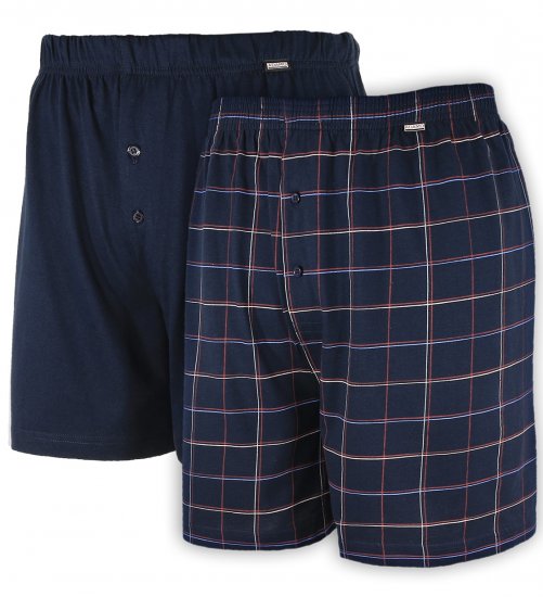Adamo Daniel Boxershorts Navy 2-pack - Bielizna & stroje kąpielowe - Bielizna & Stroje kąpielowe 2XL-8XL