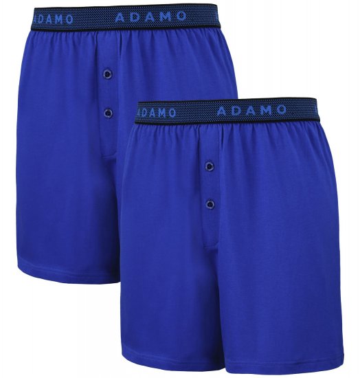 Adamo Jonas Boxershorts Royal Blue 2-pack - Bielizna & stroje kąpielowe - Bielizna & Stroje kąpielowe 2XL-8XL