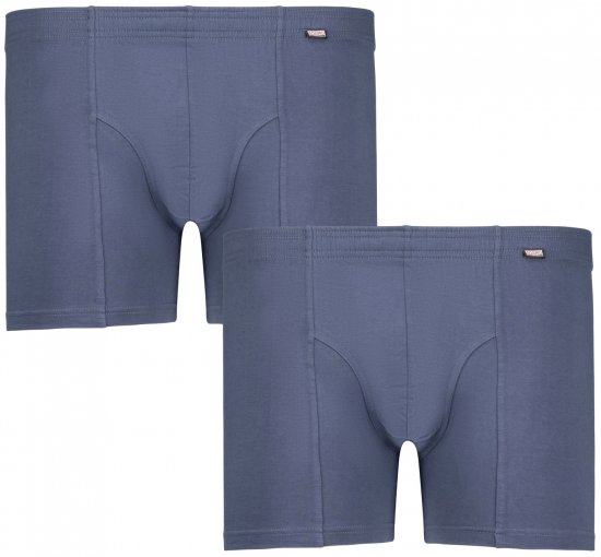 Adamo Jack Boxer shorts 2-pack Denim Blue - Bielizna & Stroje kąpielowe - Bielizna & Stroje kąpielowe 2XL-8XL