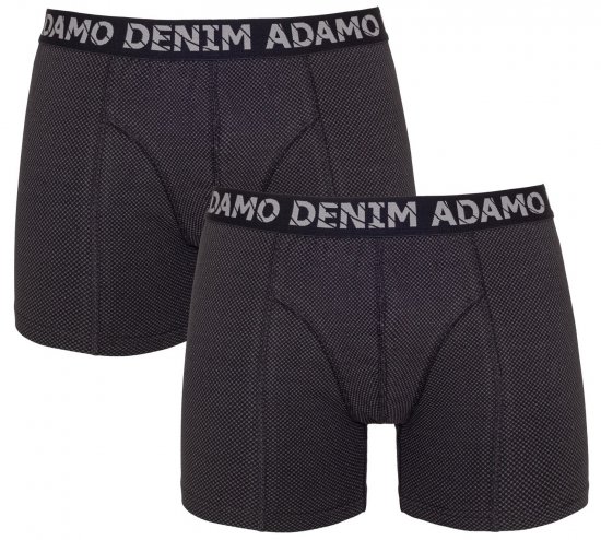 Adamo Julian Maxi Boxers Black 2-pack - Bielizna & stroje kąpielowe - Bielizna & Stroje kąpielowe 2XL-8XL