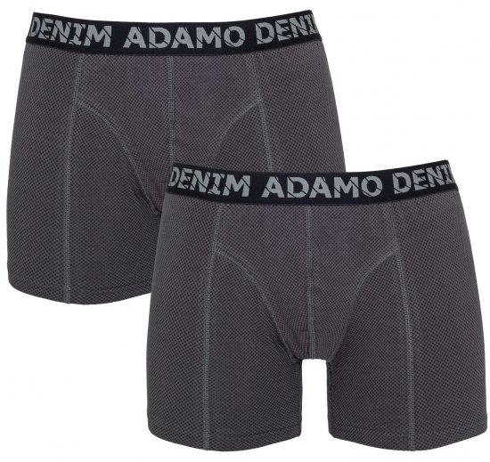 Adamo Julian Maxi Boxers Charcoal 2-pack - Bielizna & stroje kąpielowe - Bielizna & Stroje kąpielowe 2XL-8XL