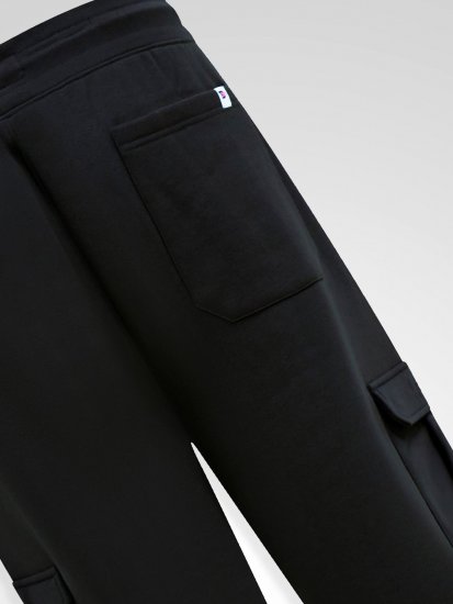 D555 Dexter 1 Cargo Jogger With Bear Embroidery Czarny - Dresy & spodenki dresowe - Dresy & Spodnie Dresowe 2XL-12XL