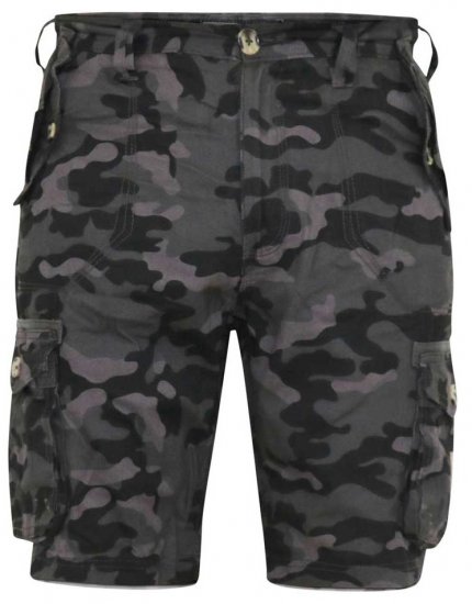 D555 ZAVIER Camo Cotton Cargo Shorts - Szorty - Szorty W40-W60