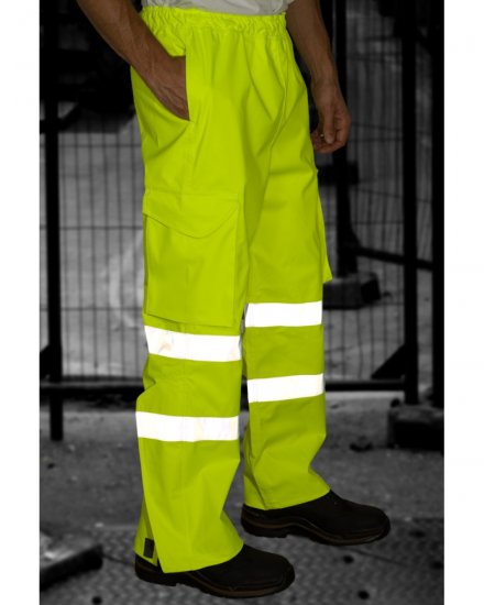 Leo Appledore Cargo Rain pants Hi-Vis Yellow - Odzież robocza - Odzież robocza 3XL-6XL