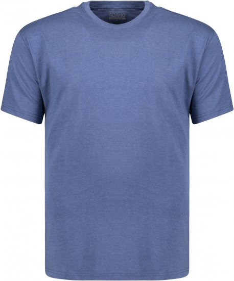 Adamo Kevin Regular fit T-shirt Indigo Blue - Koszulki - T-shirty meskie Duże Rozmiary - 2XL-14XL