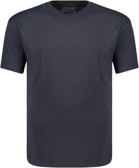 Adamo Kevin Regular fit T-shirt Navy - Koszulki - T-shirty meskie Duże Rozmiary - 2XL-14XL