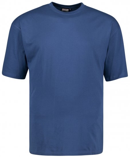 Adamo Magic T-shirt Denim Blue TALL SIZES - ODZIEŻ MĘSKA MT-6XLT - WYSOKIE-rozmiary