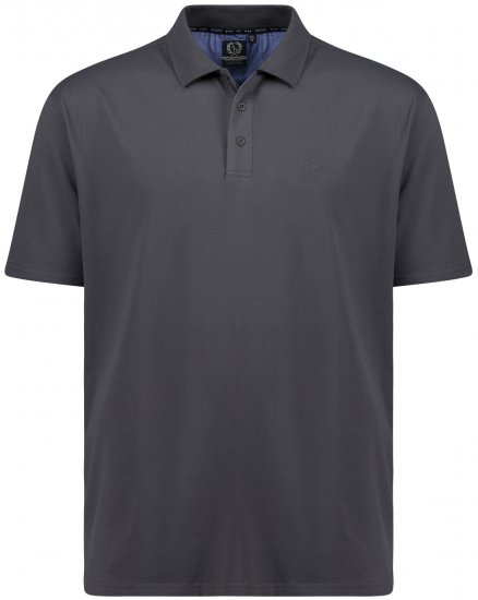 Adamo Picco Technical Sports Polo Charcoal - Odzież sportowa - Odzież sportowa 2XL-10XL