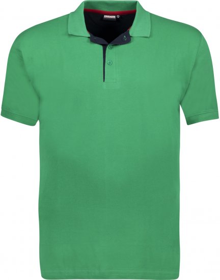 Adamo Pablo Comfort fit Polo shirt Green - Koszulki polo - Koszulki Polo 2XL-8XL