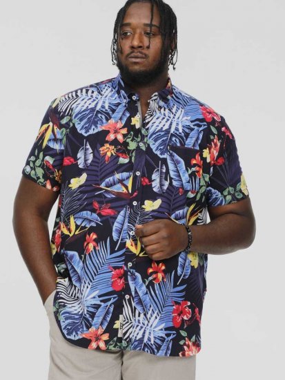 D555 TOBY Multi Colour Hawaiian AO Print Shirt - Koszule - Koszule 2XL-10XL