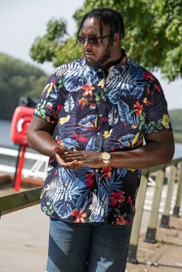 D555 TOBY Multi Colour Hawaiian AO Print Shirt - Koszule - Koszule 2XL-10XL