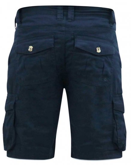 D555 RODNEY Cotton Cargo Shorts Navy - Szorty - Szorty W40-W60